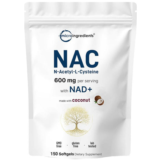NAC 600mg with NAD+ Softgels