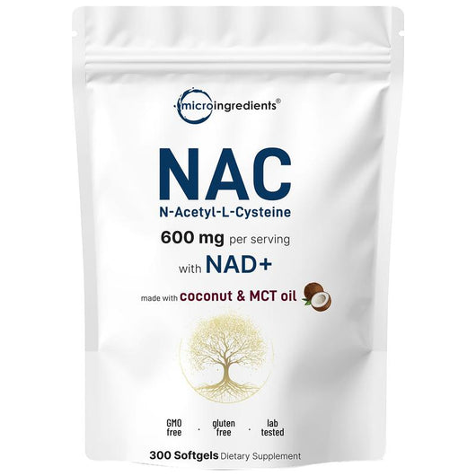 NAC 600mg with NAD+ Softgels
